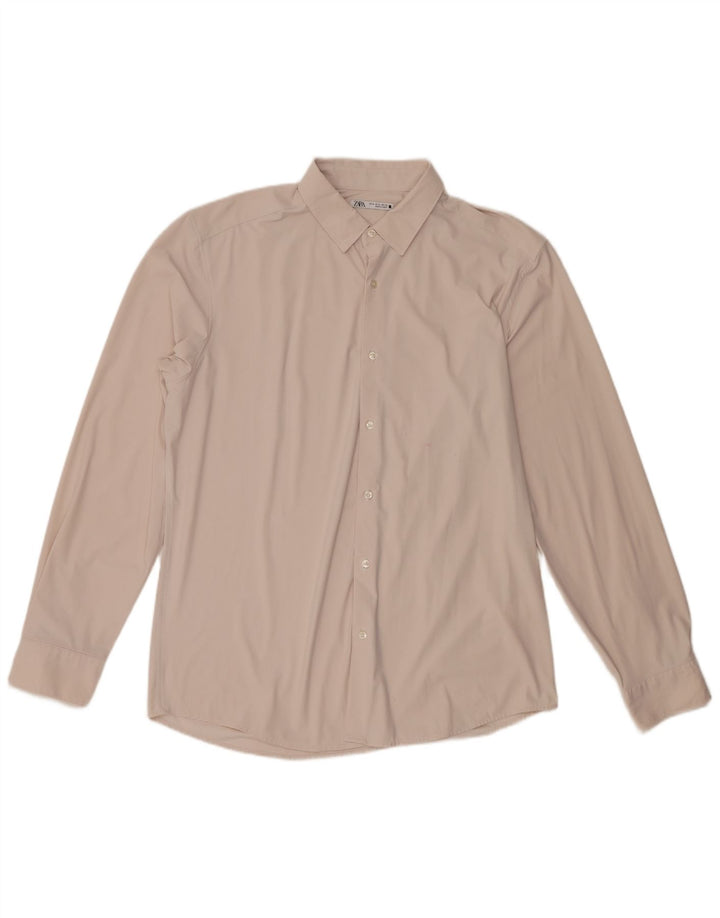 Camicia Zara da uomo XL bianco sporco