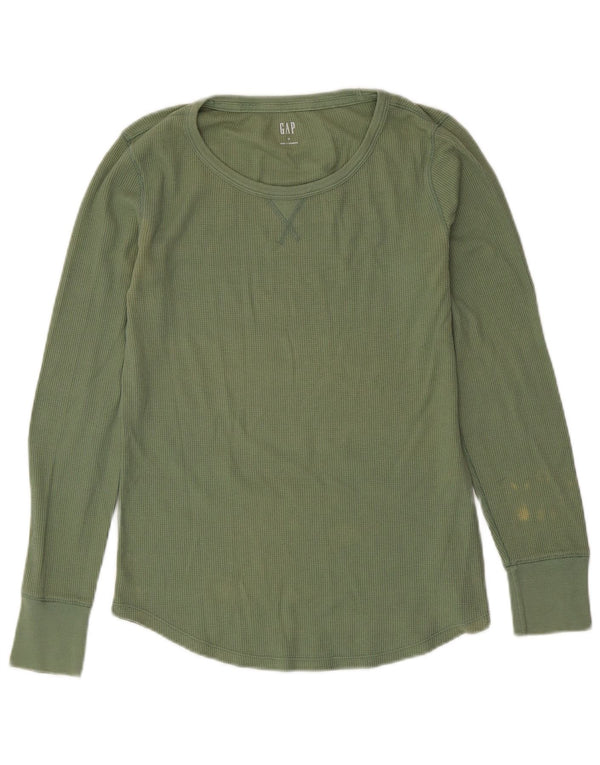 Top manica lunga da donna GAP UK 12 verde medio