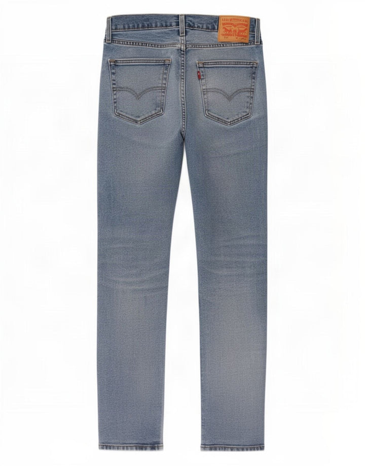 Levi's Uomo 511 Slim Jeans W32 L32 Cotone Blu