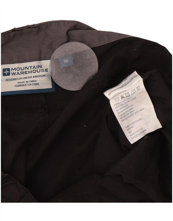 Pantaloni cargo dritti da donna Mountain Warehouse W36 L30 poliestere nero