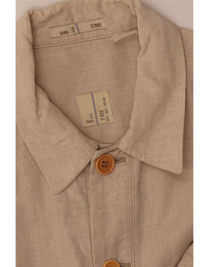 Cappotto Zara da uomo UK 40 grande beige