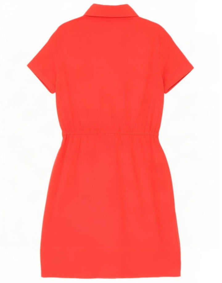Abito camicia pullover da donna Marks & Spencer UK 12 Viscosa rossa media