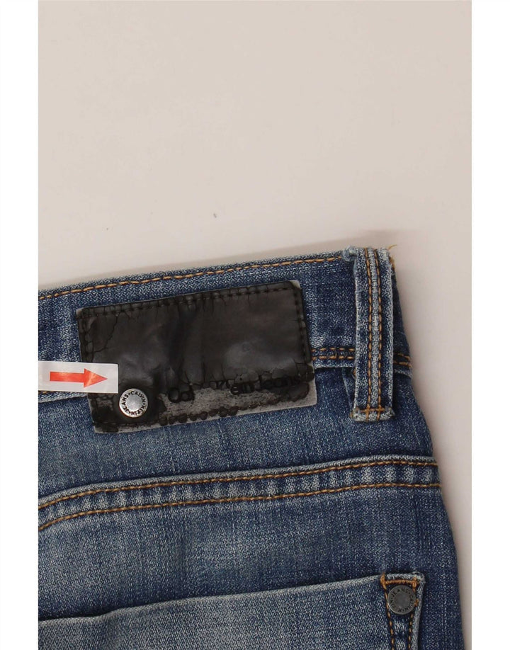 Jeans dritti da uomo Calvin Klein W31 L30 cotone blu