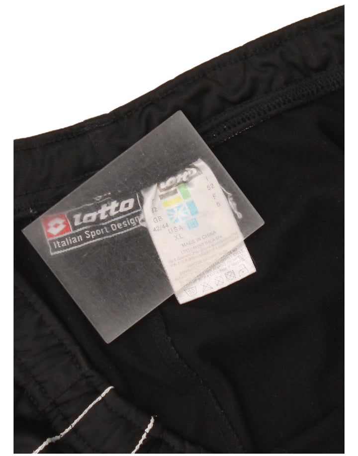 Pantaloni da tuta da uomo Lotto XL Poliestere nero