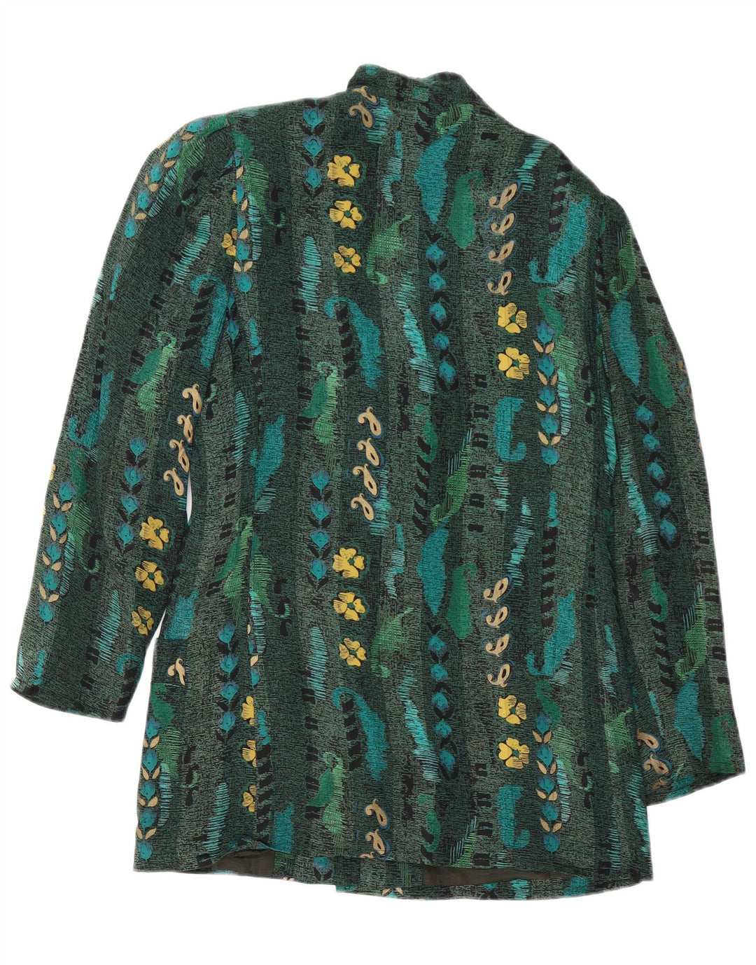 Giacca blazer a 6 bottoni da donna Betty Barclay EU 38 verde medio floreale