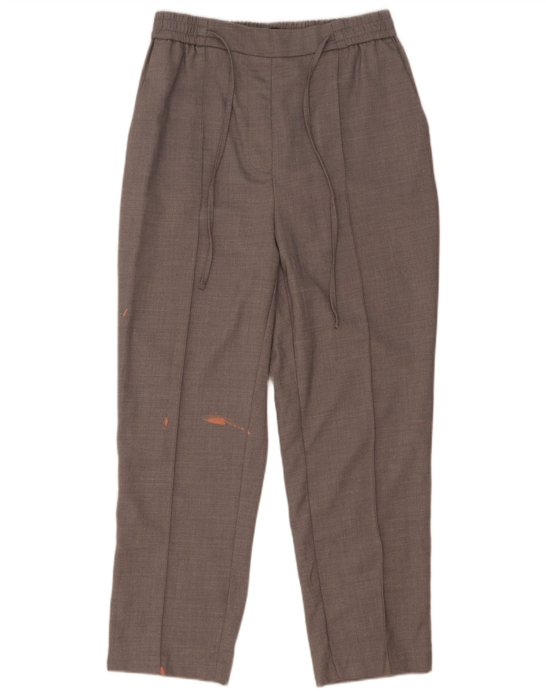Pantaloni chino affusolati da donna Zara medi W28 L26 poliestere grigio