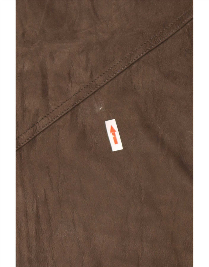 WESTBURY Giubbotto bomber in pelle scamosciata da uomo IT 58 4XL Pelle kaki