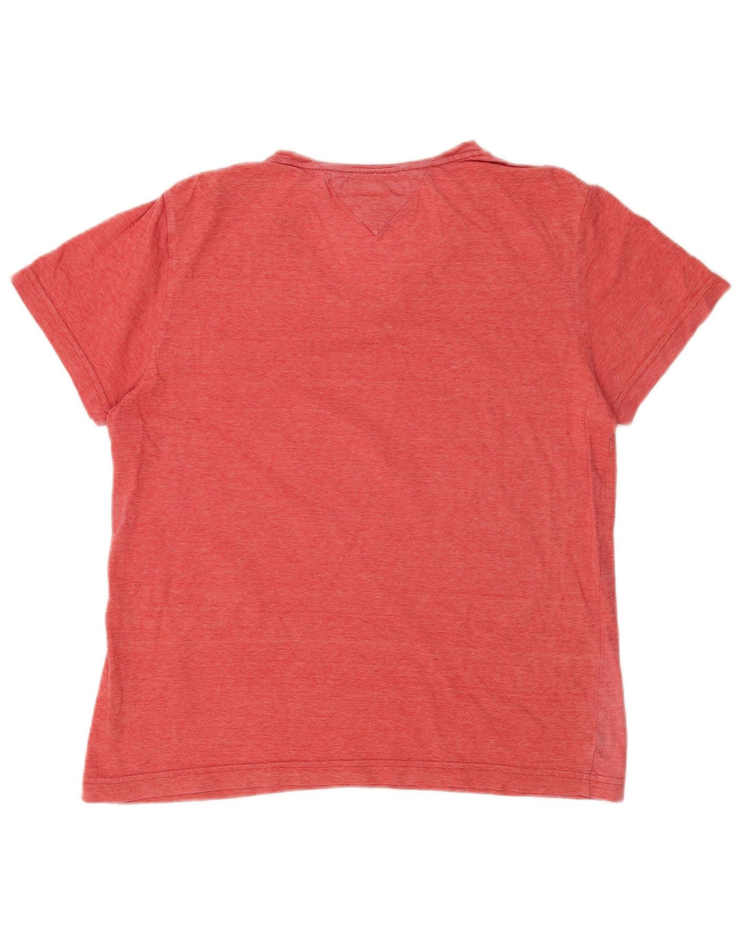 TOMMY HILFIGER Womens T-Shirt Top UK 14 Medium Red