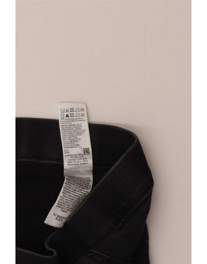 Jeans Jeggings da donna Marks & Spencer UK 14 medio W28 L26 cotone nero