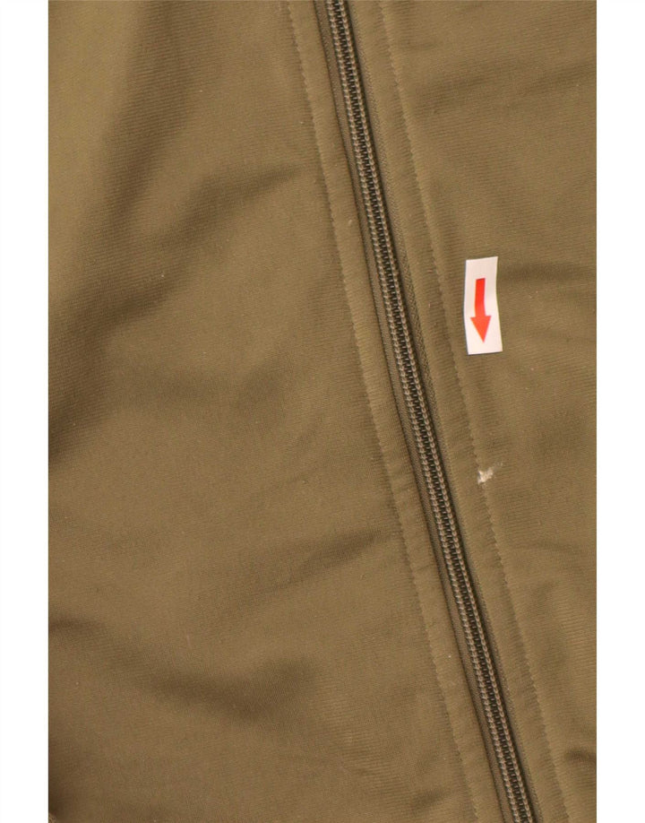 Adidas Giacca da tuta da uomo media kaki Poliestere