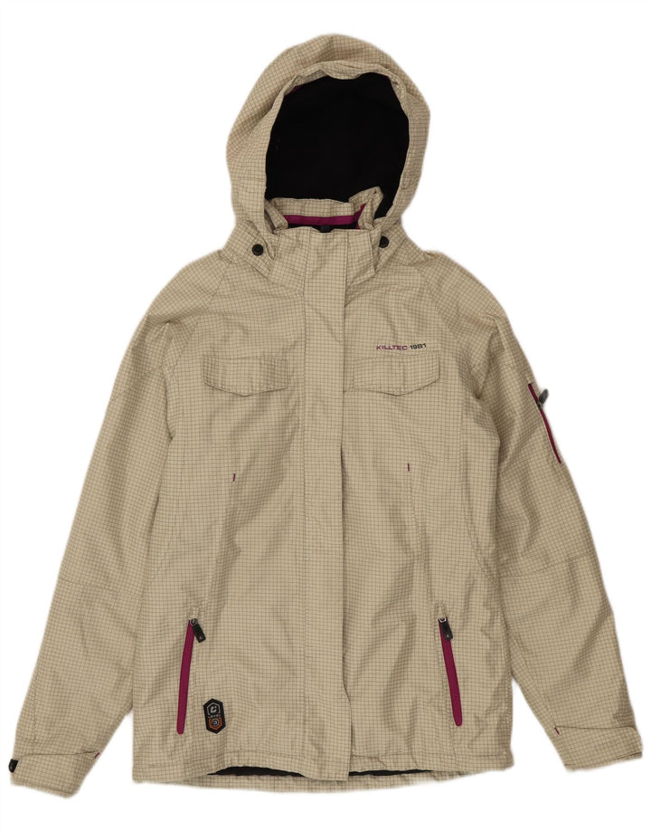 Giacca a vento per ragazze Killtec 15-16 anni Poliestere a quadri beige