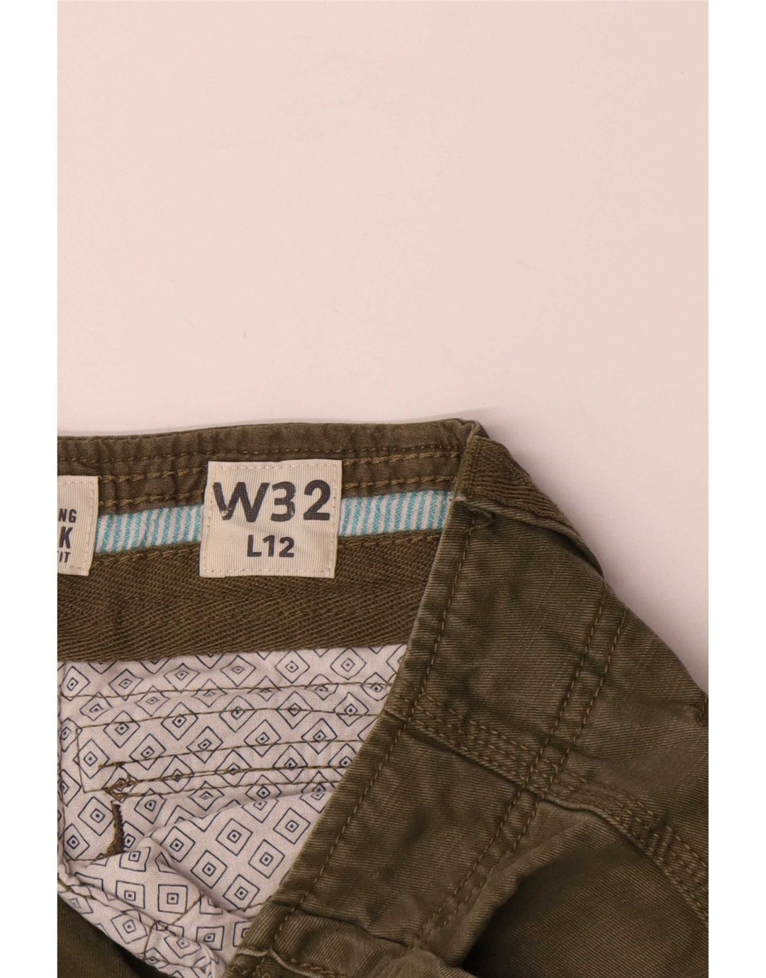 Pantaloncini cargo da uomo Fat Face medi W32 in cotone verde