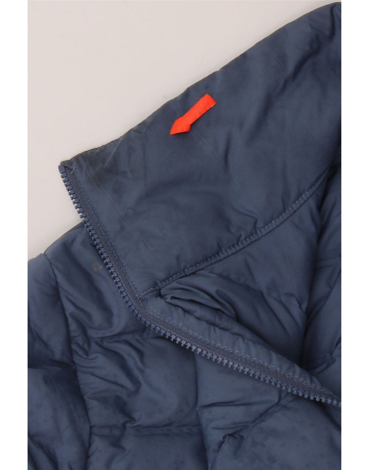 Giacca imbottita da donna Adidas UK 16 Large Blu Poliestere