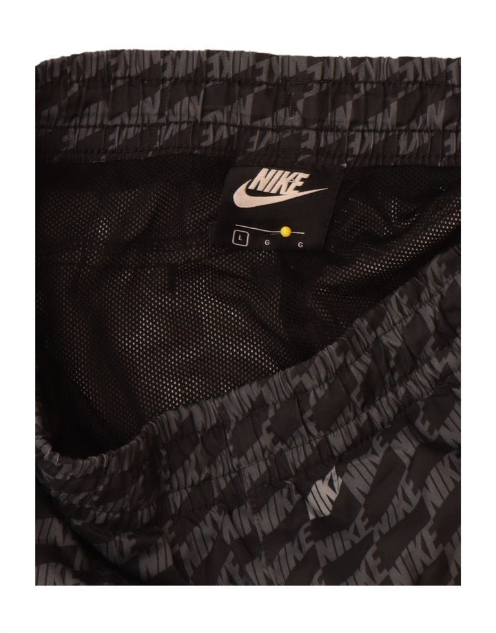 Pantaloncini da bagno Nike Graphic da ragazzo 12-13 anni, grande, in poliestere grigio