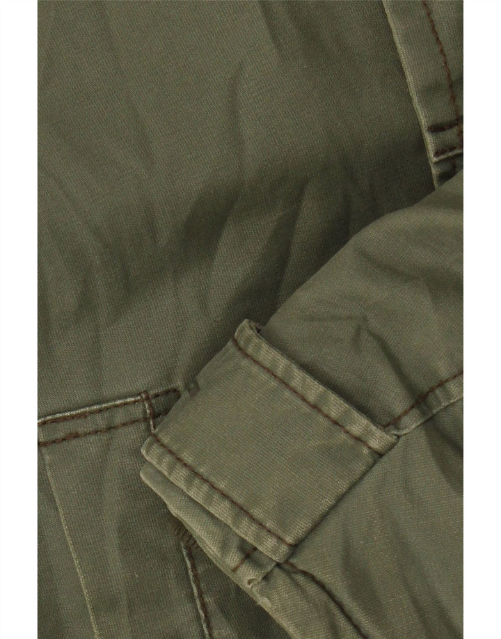 Giubbotto bomber con cappuccio da uomo G-Star UK 40 grande cotone kaki