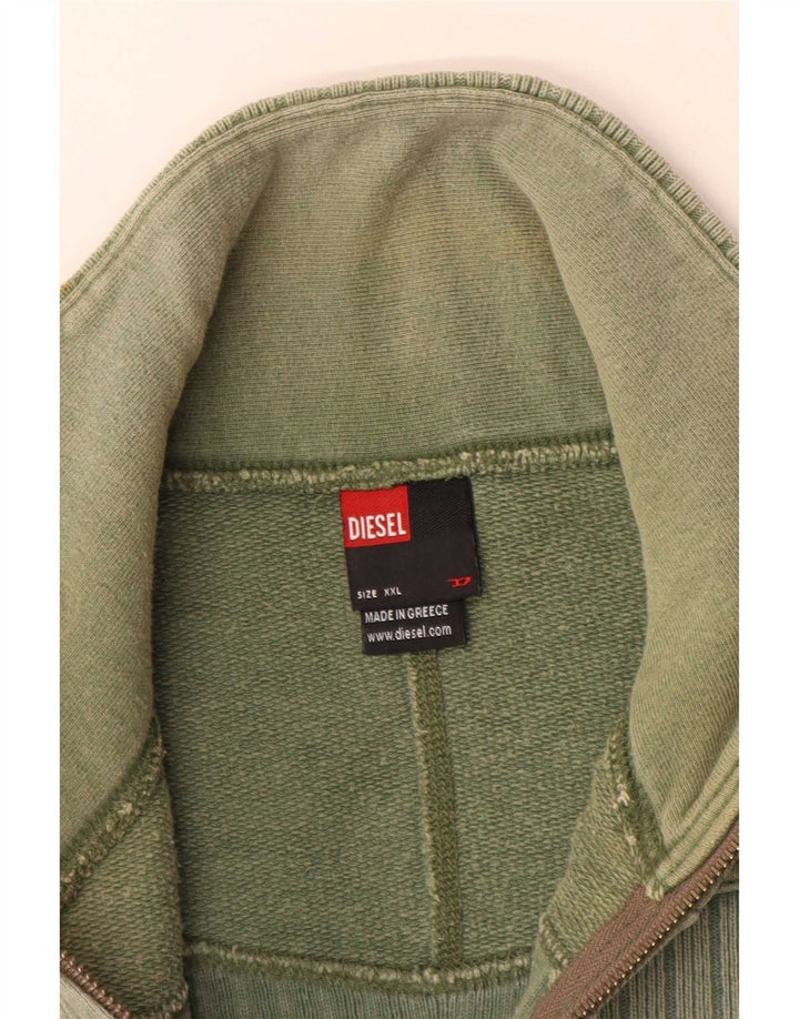 Maglione cardigan da uomo Diesel 2XL cotone verde