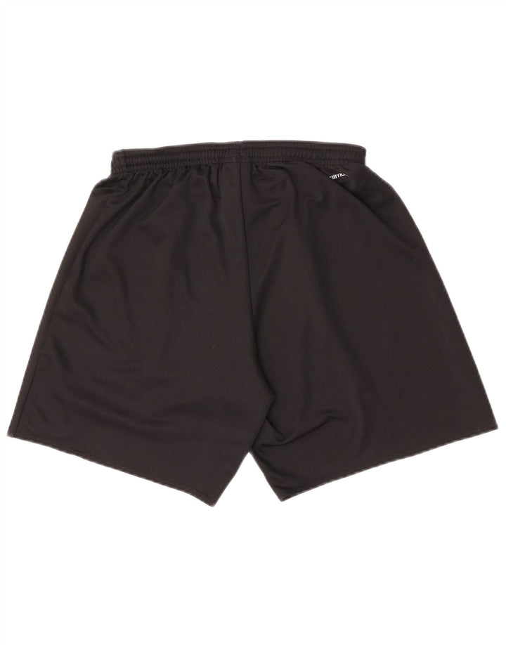 Pantaloncini sportivi Adidas Climalite da uomo piccoli in poliestere nero