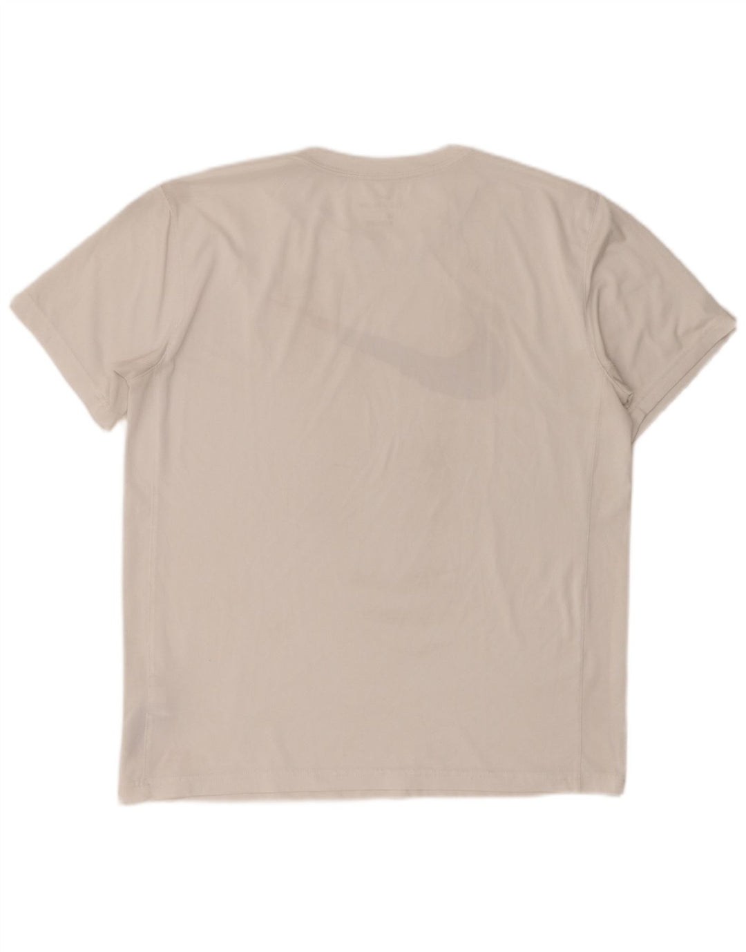 T-shirt grafica Nike Dri Fit da uomo, grande, in poliestere bianco