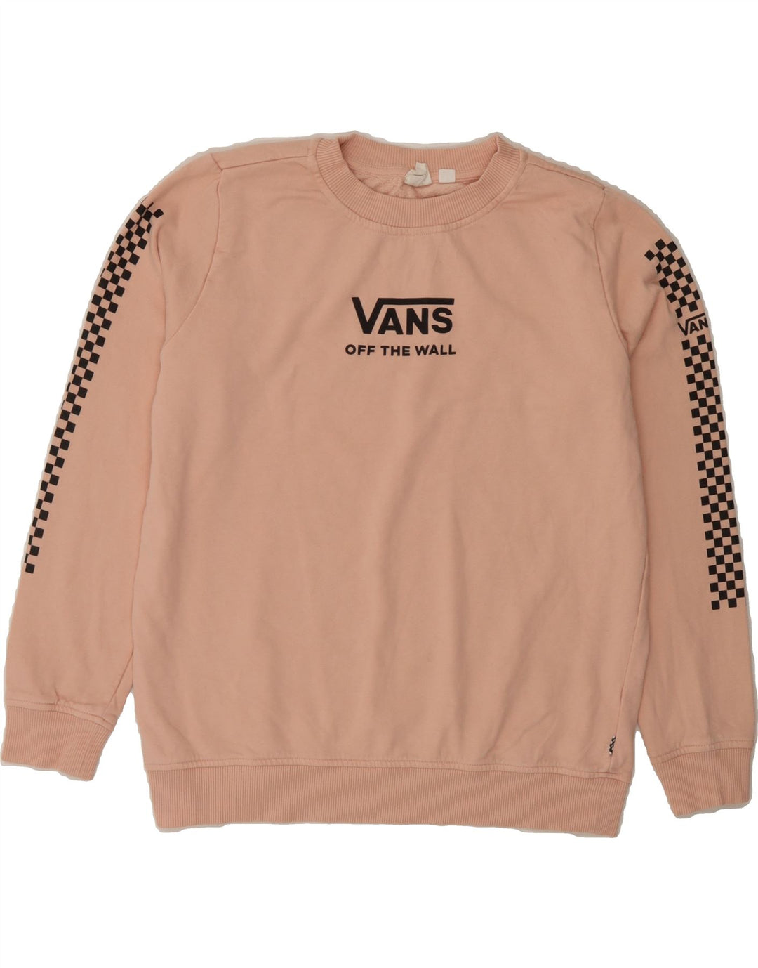 VANS Womens Graphic Sweatshirt Jumper UK 10 Small Pink Cotton Vintage Vans and Second-Hand Vans from Messina Hembry 