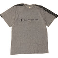 CHAMPION Mens Graphic T-Shirt Top Large Grey Colourblock Vintage Champion and Second-Hand Champion from Messina Hembry 