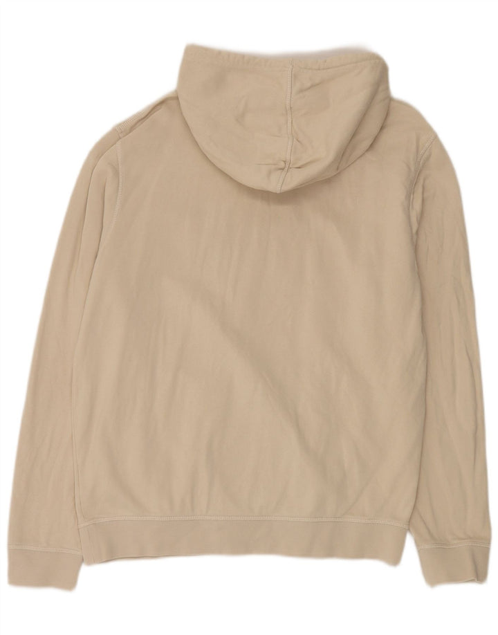 Felpa con cappuccio da uomo Hugo Boss in cotone beige medio
