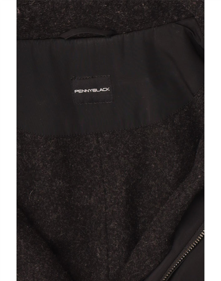 Cappotto mantella con cappuccio da donna Penny Black UK 10 piccolo nero