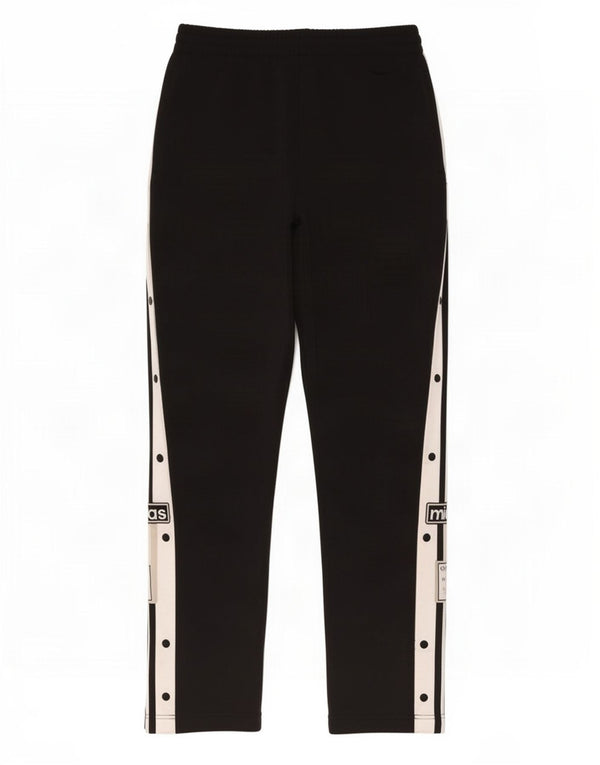 Adidas Womens Graphic Tracksuit Trousers UK 8 Small Black Colourblock