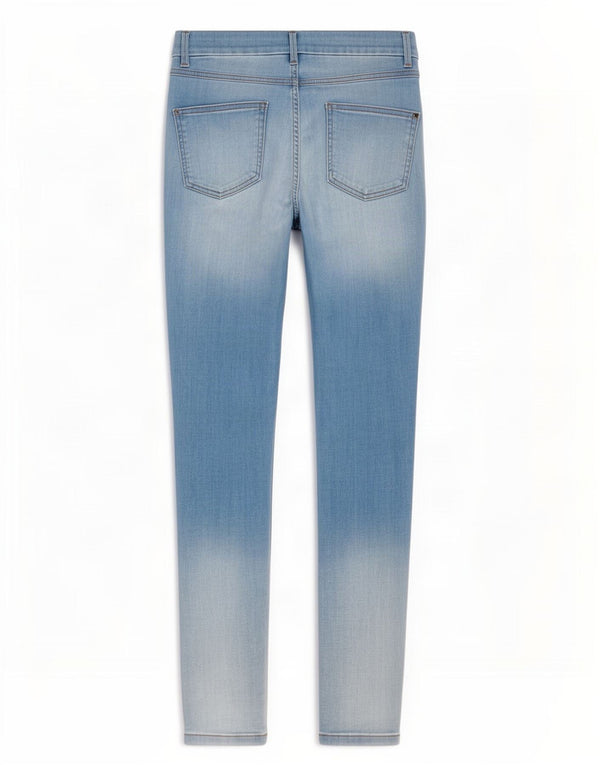 Jeans Jeggings a vita alta da donna Marks & Spencer UK 14 Large W32 L30 Blu