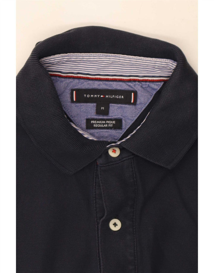 Polo da uomo vestibilità regolare Tommy Hilfiger blu navy medio