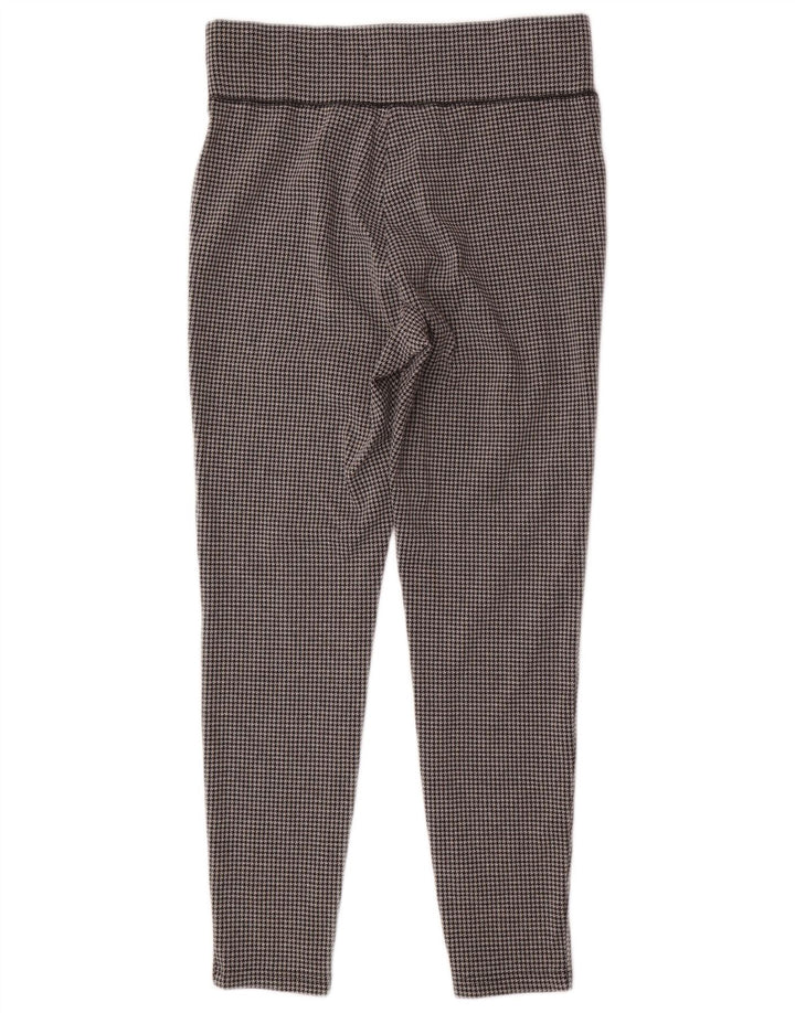 Leggings da donna Marks & Spencer UK 14 Grande poliestere pied de poule grigio