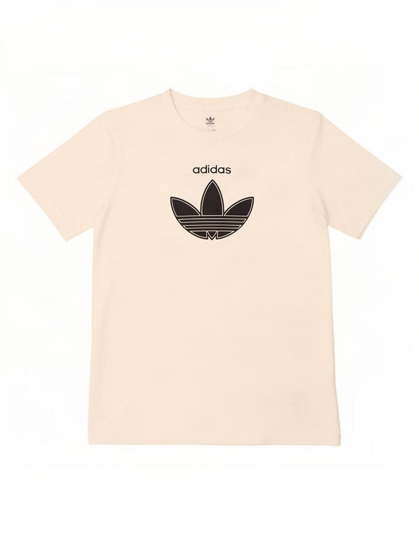 Adidas Girls Graphic T-Shirt Top 9-10 Years White Cotton