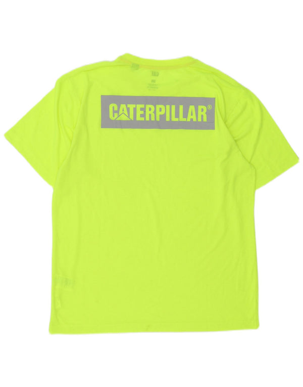 T-shirt grafica da uomo CAT Top 3XL poliestere verde