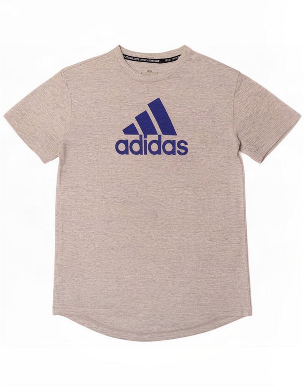Adidas T-shirt grafica da uomo Top piccola grigia screziata