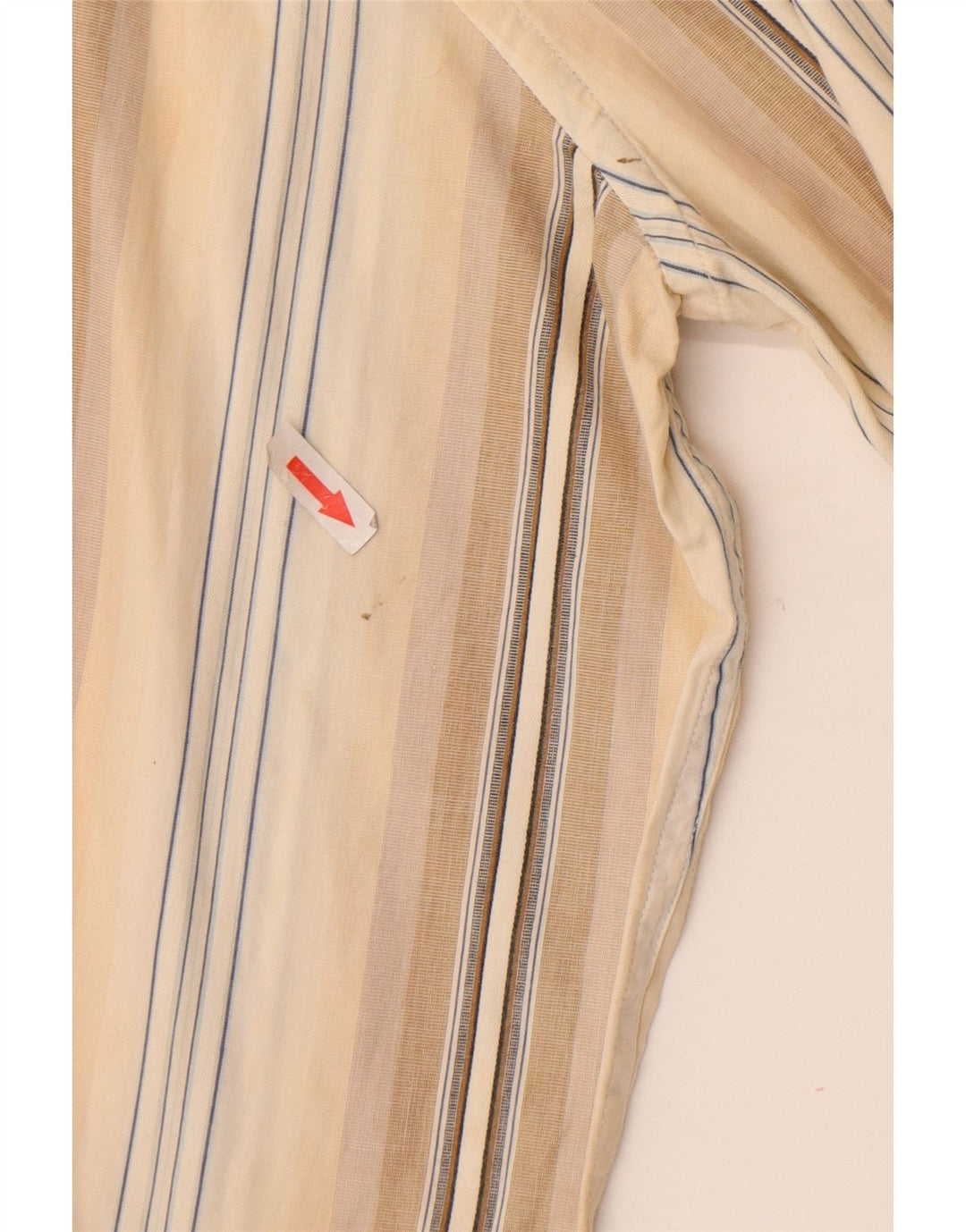 Camicia da uomo French Connection in cotone a righe beige medio