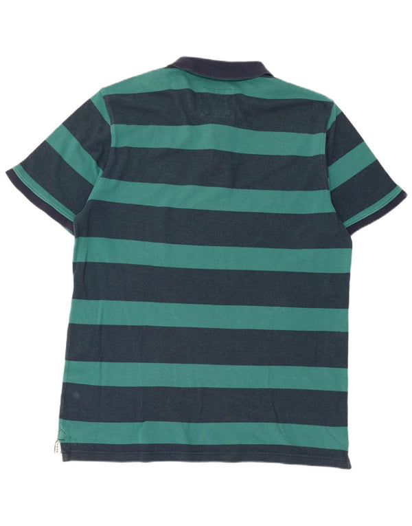 Crew Clothing Polo da uomo XL in cotone a righe blu navy