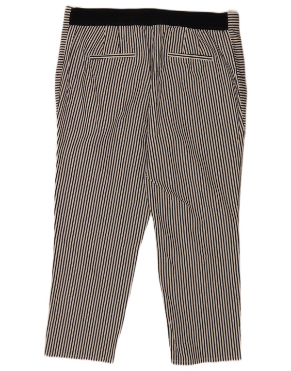 Pantaloni corti slim da donna Zara 2XL W34 L24 a righe blu