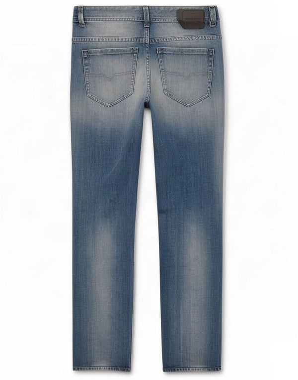 Diesel Jeans skinny slim effetto consumato Thavar da uomo W30 L32 Cotone blu