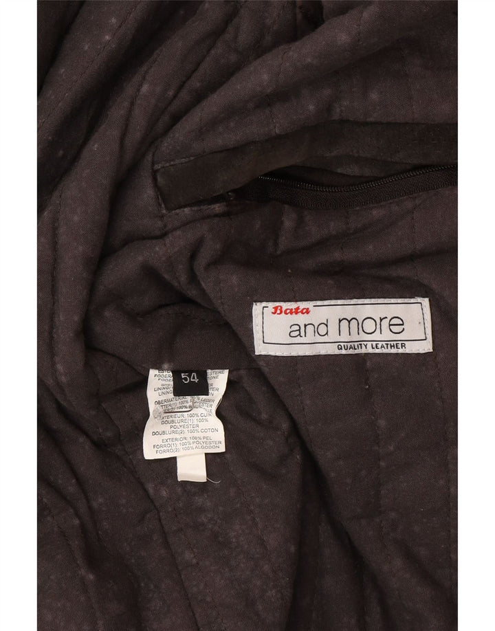 Giacca scamosciata da uomo Bata and More IT 54 2XL Pelle marrone
