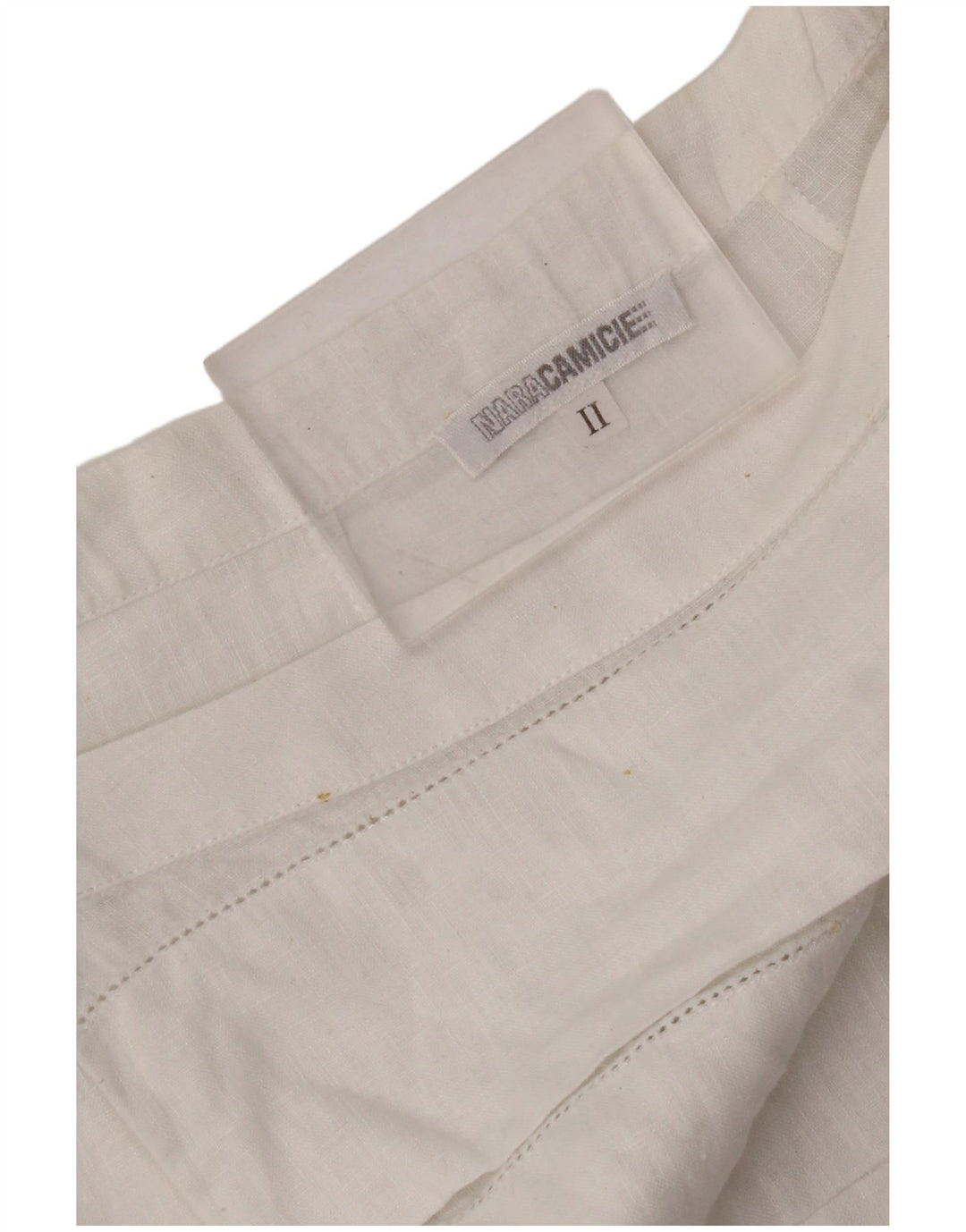 NARACAMICIE Camicetta senza maniche da donna UK 8 Small Bianca