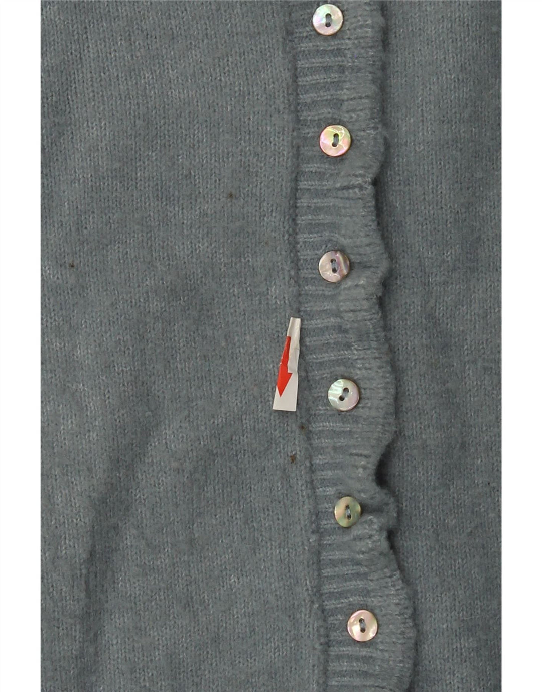 Maglione cardigan da donna Zara UK 14 Poliestere blu medio