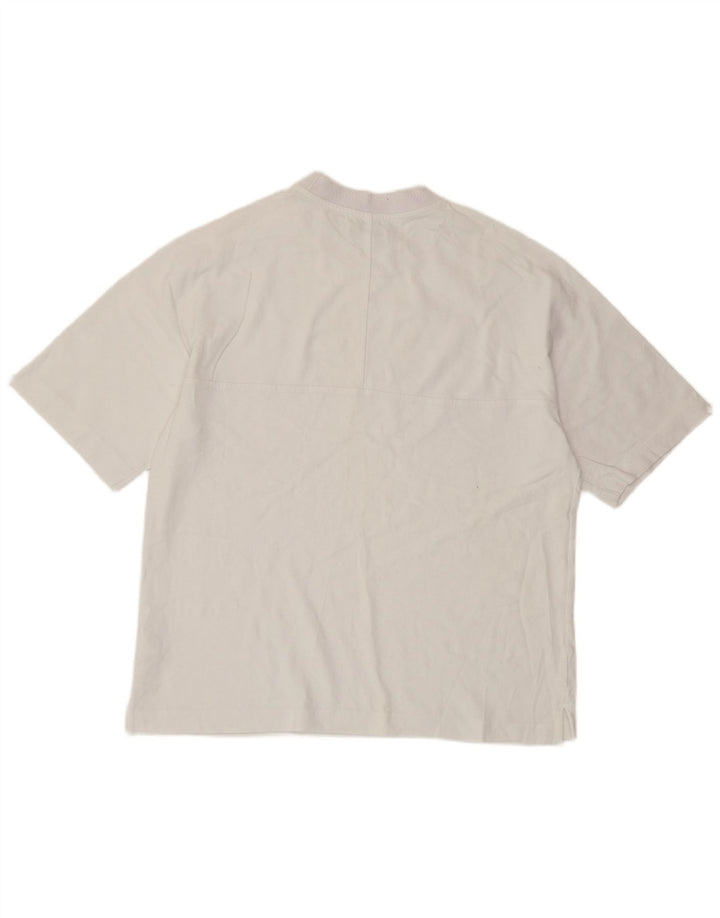 T-shirt oversize da uomo COS Top piccola in cotone bianco