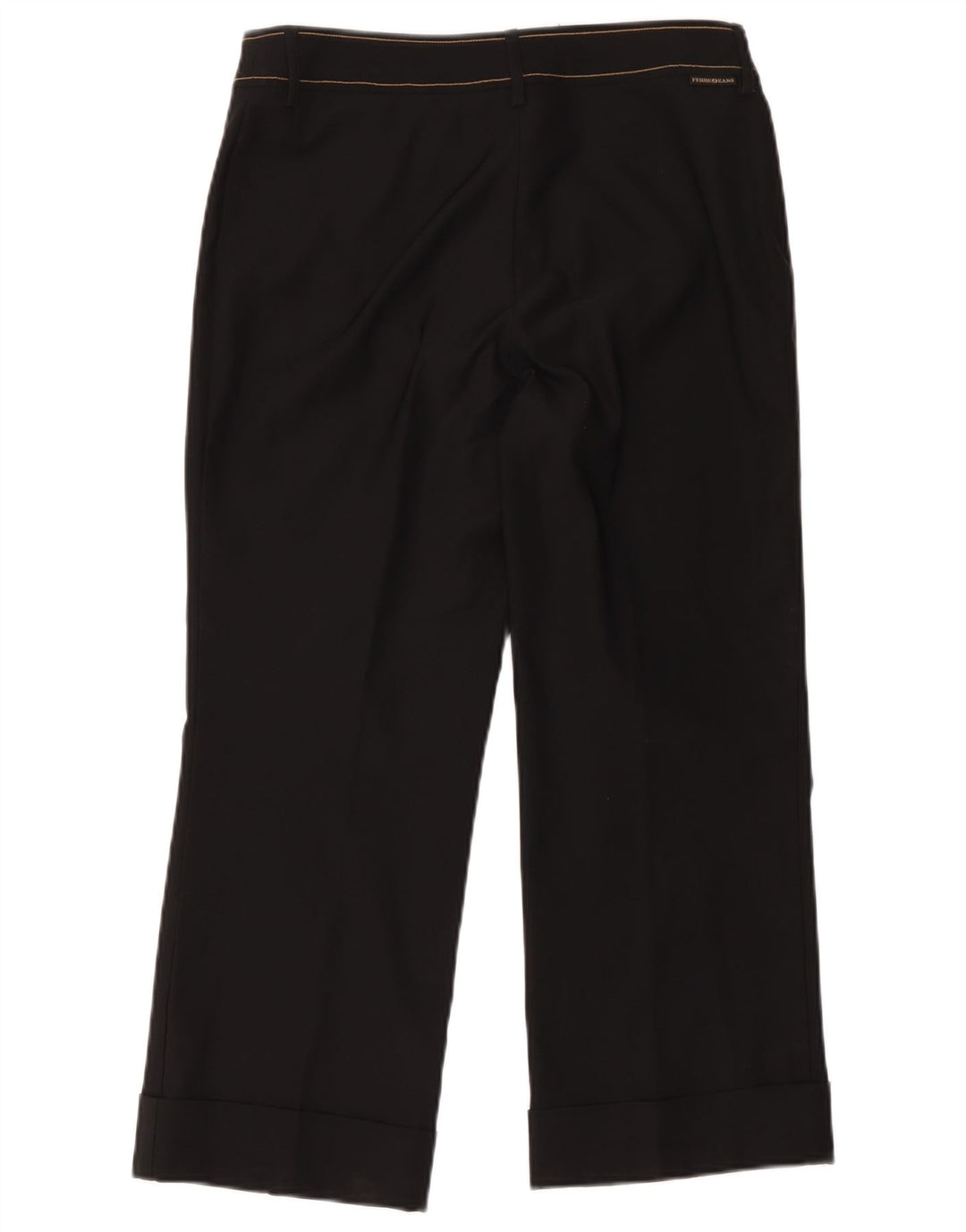 Pantaloni Cropped Donna Gianfranco Ferre IT 40 Small W26 L24 Nero