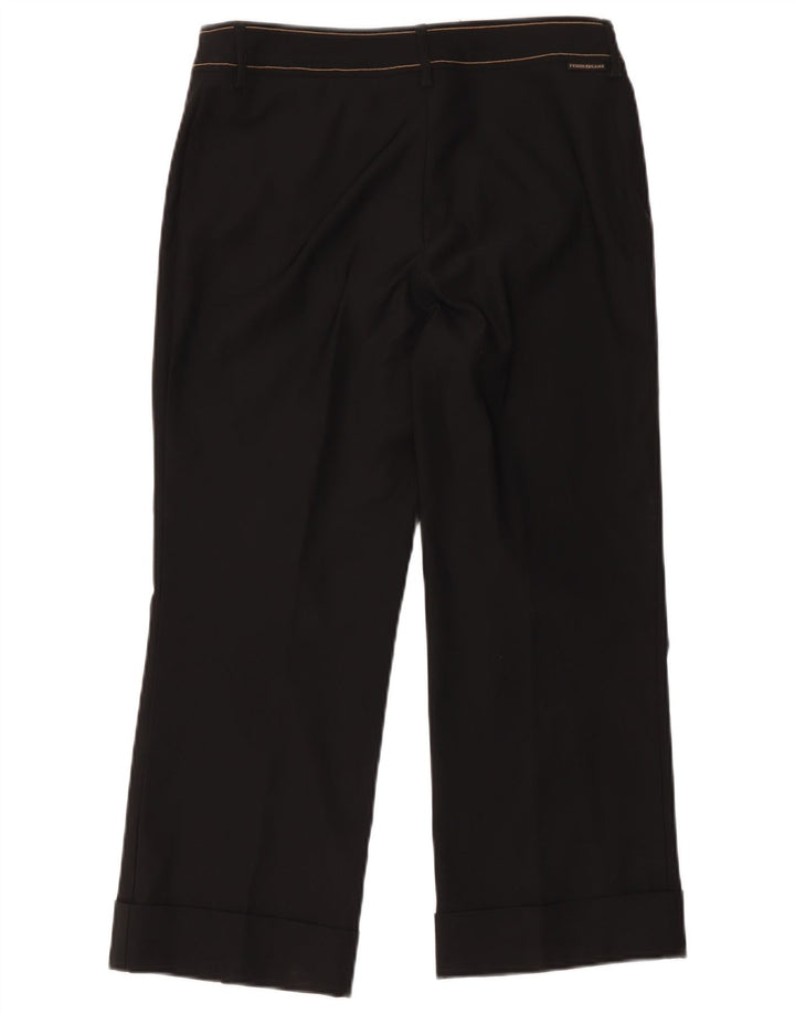 Pantaloni Cropped Donna Gianfranco Ferre IT 40 Small W26 L24 Nero