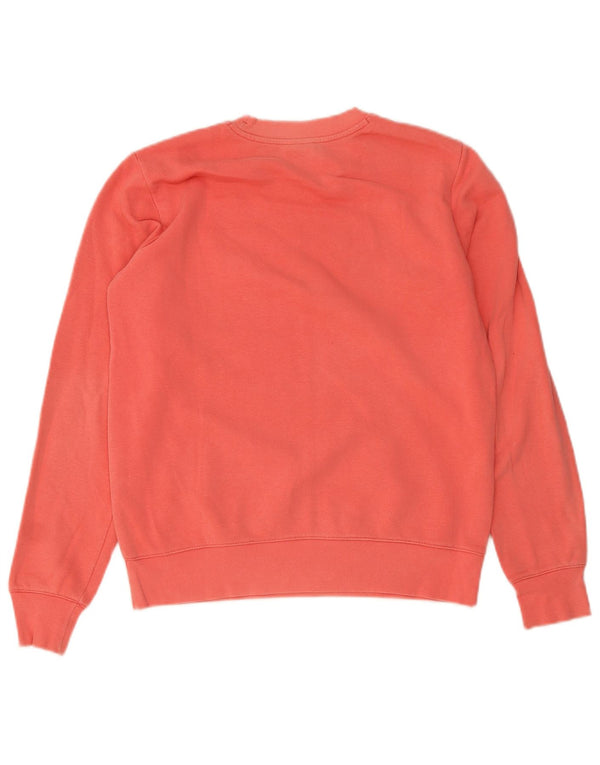 Felpa con grafica Champion da donna, maglione UK 14, colore rosa medio