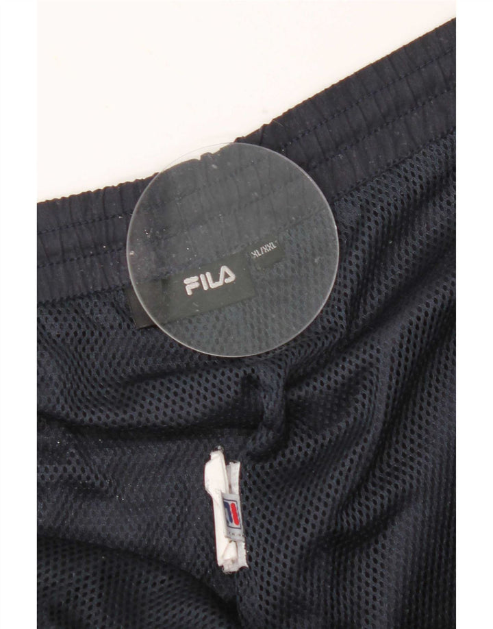 Pantaloni da tuta da uomo Fila XL poliestere blu navy
