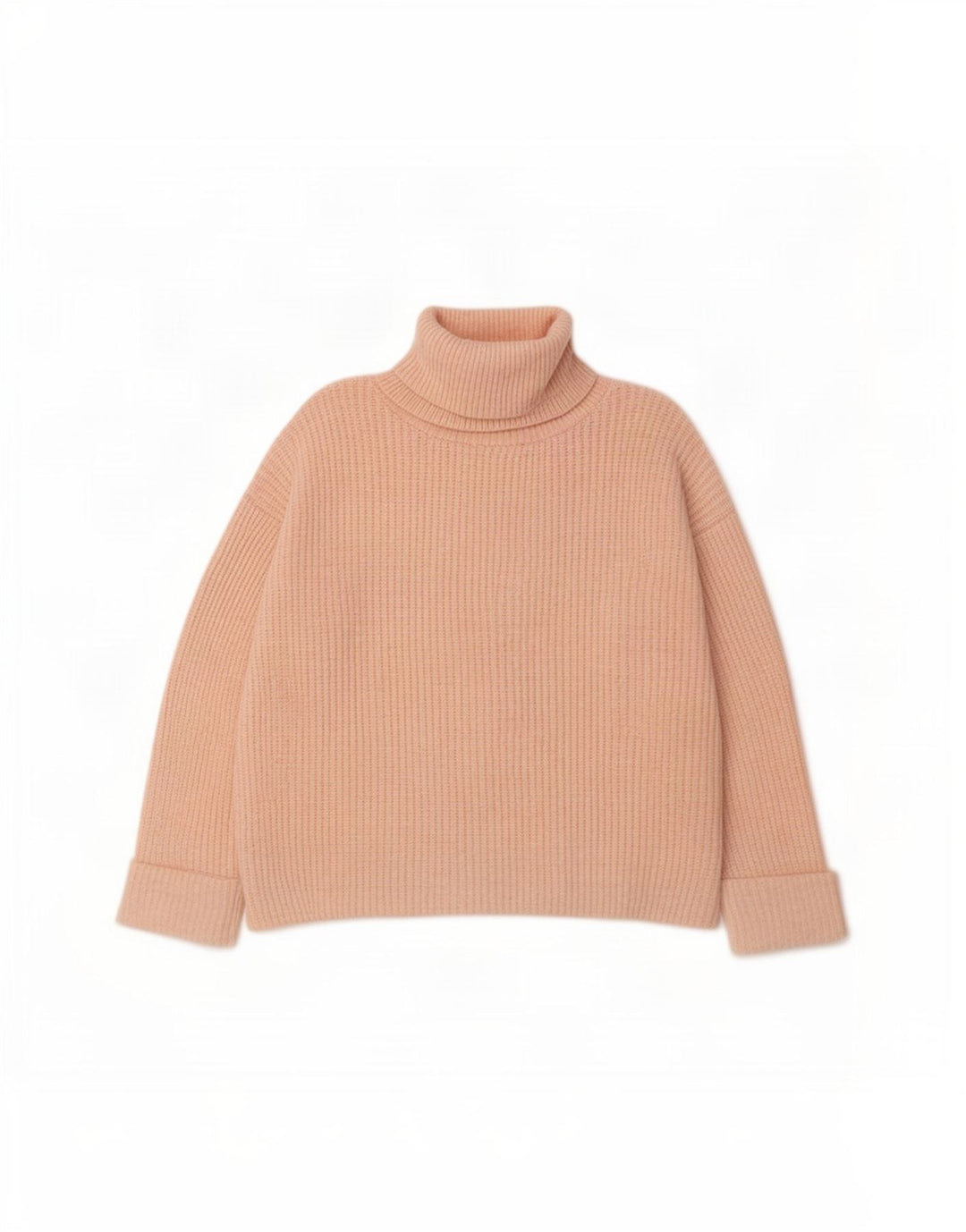 Maglione maglione oversize a collo alto Marks & Spencer da donna UK 16 grande rosa
