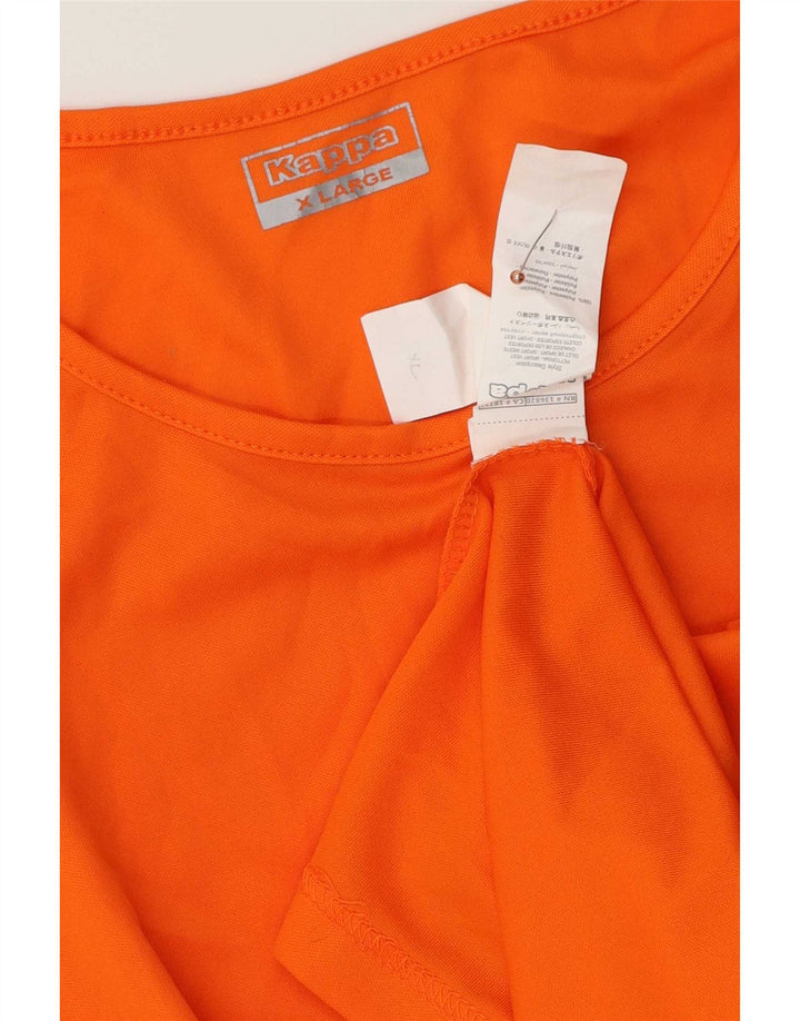 Canotta grafica da uomo Kappa XL arancione poliestere