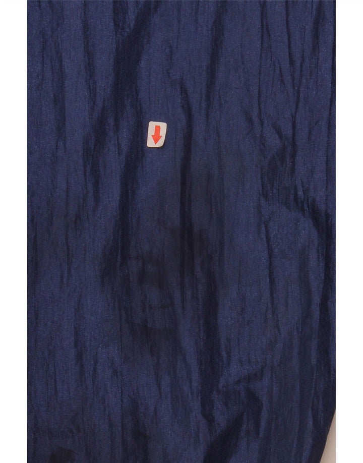Pantaloni impermeabili vintage da uomo blu medio