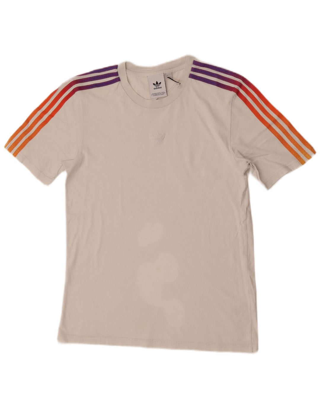 T-shirt da uomo Adidas Top Small in cotone bianco