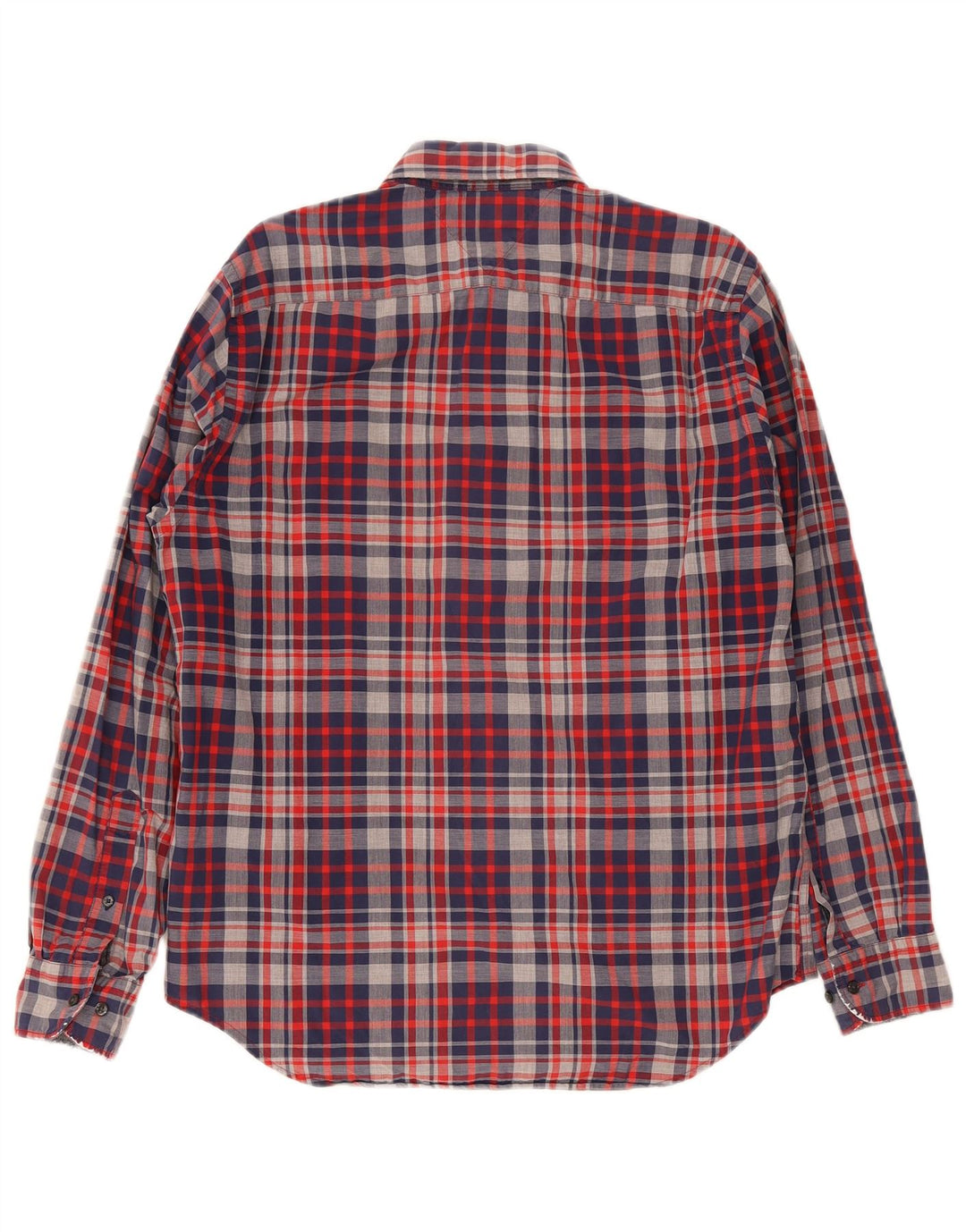 Camicia da uomo Regular Fit Tommy Hilfiger, cotone a quadri blu grandi